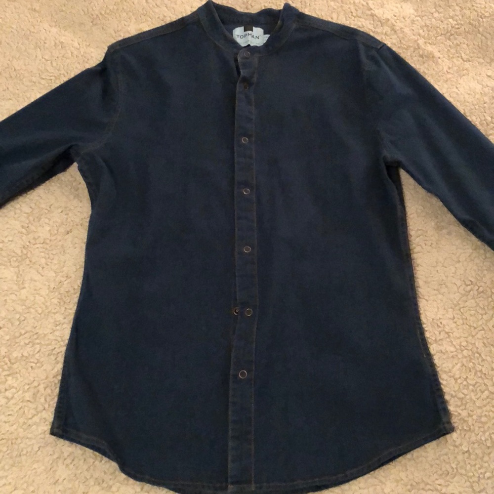 TOPMAN denim shirt  (muscle fit)